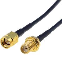 Adaptateurs Antenne Cable BQ concentrique SMA-SMF - 5m