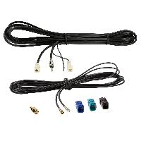 Adaptateurs Antenne Kit de Cable Antenne Fakra-f- > DIN-m- SMB-f- SMA-m- FM DAB+