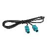 Adaptateurs Antenne Rallonge de cable antenne Fakra-m->Fakra-m- 100cm ROKA