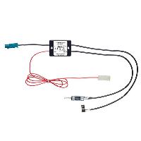Adaptateurs Antenne Repartiteur Antenne AM FM DAB+ Fakra-m- vers DIN-m- et SMB-f- amplifie