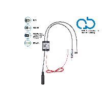 Adaptateurs Antenne Separateur antenne AM FM DAB+ DIN-f- > DIN-m- SMB-f- amplifie
