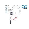 Adaptateurs Antenne Separateur antenne AM FM DAB+ DIN-f->DIN-m- SMB-f- passif
