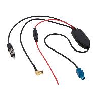 Adaptateurs Antenne Separateur antenne AM FM DAB+ Fakra-m->DIN-m- SMB-f-