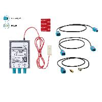 Adaptateurs Antenne Separateur antenne AM FM DAB+ Fakra-m->Fakra-f- SMA-m- SMB-f-