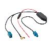 Adaptateurs Antenne Separateur antenne AM FM DAB+ Fakra-m- > Fakra-f- SMB-f-