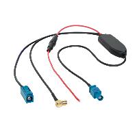 Adaptateurs Antenne Separateur antenne AM FM DAB+ Fakra-m- > Fakra-f- SMB-f-