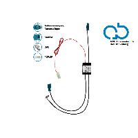 Adaptateurs Antenne Splitter antenne AM FM DAB+ Fakra>Fakra-f- SMB-f- amplifie