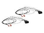 Cables Adaptateurs HP Adaptateurs de Faisceaux pour Haut-Parleurs Compatible avec Toyota - Voir liste -2x-