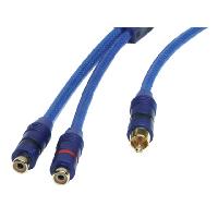 Adaptateurs et fiches RCA Adaptateur Y RCA - 1 RCA Male 2 RCA Femelles - 15cm