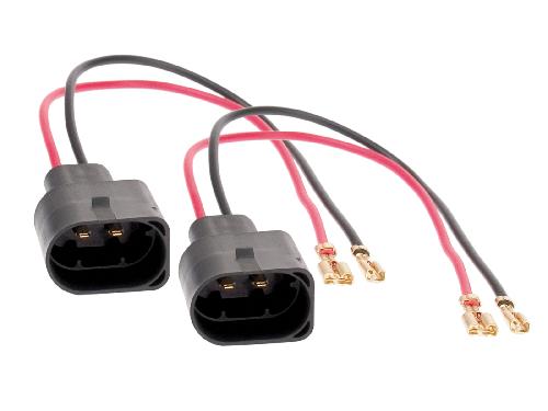 Cable installation haut-parleurs Roger Adaptateurs Haut-Parleurs compatible avec VW Golf 5 Touran News Beetle x2