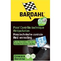 Additif Performance - Entretien - Nettoyage - Anti-fumee BARDAHL Pass' Controle technique moteur Essence 2020 2x 300ml