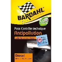 Additif Performance - Entretien - Nettoyage - Anti-fumee Kit Bardahl Pass Controle Technique Diesel
