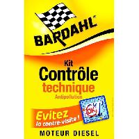 Additif Performance - Entretien - Nettoyage - Anti-fumee Kit controle technique diesel GSA - BARDAHL 2x 300ml