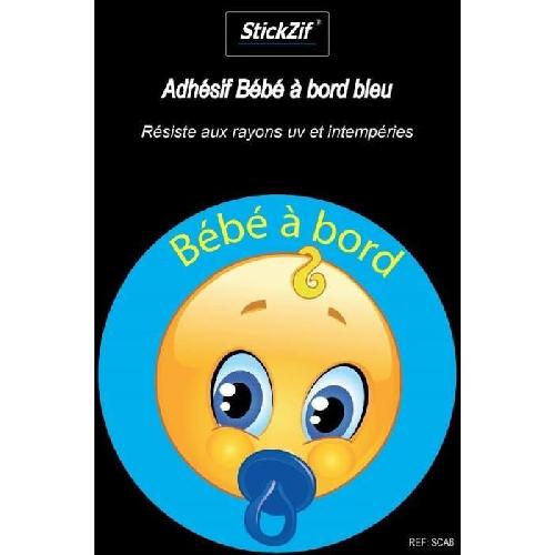 Stickers Multi-couleurs Adhesif Bebe a Bord Bleu SCA6