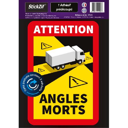 Stickers Multi-couleurs Adhesif Pre Decoupe Angles Morts X3