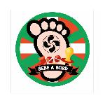 Stickers Multi-couleurs Adhesif Pre Decoupe Bebe A Bord - Croix Basque X1