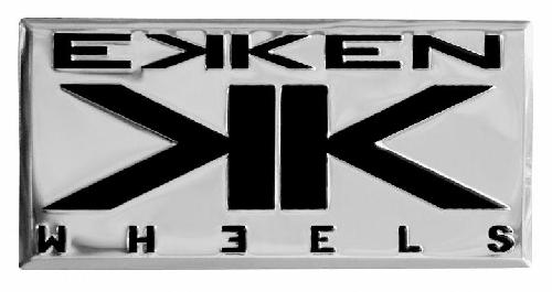 Adhesif Sticker 3D Chrome - Logo Ekken - archives