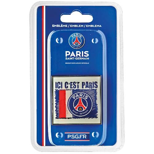 Stickers 3D Adhesif Sticker - Embleme PSG Ici c'est Paris - Paris Saint Germain