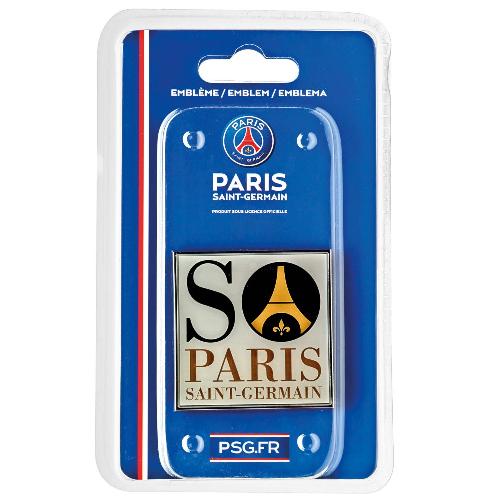 Stickers 3D Adhesif Sticker - Embleme PSG So Paris Premium - Paris Saint Germain