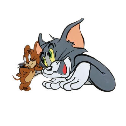Adhesif Sticker Tom et Jerry 3 - 7x4.5cm - archives