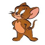 Adhesif Sticker Tom et Jerry 4 - archives