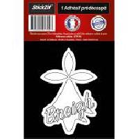 Adhesifs & Stickers 1 Autocollant Hermine Blanche Breizh