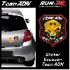 Adhesifs & Stickers 1 Autocollant TEAM ADN - Format Ecusson 10cm