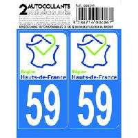 Adhesifs & Stickers 10x Autocollant departement 59 - HAUTS DE France Adhesifs & Stickers 10x Autocollant departement 59 - HAUTS DE France