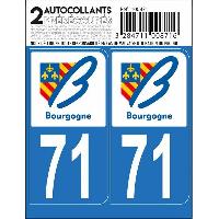 Adhesifs & Stickers 10x Autocollant Departement 71 - Saone-Et-Loire -x2- Adhesifs & Stickers 10x Autocollant Departement 71 - Saone-Et-Loire -x2-