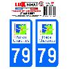 Adhesifs & Stickers 2 Adhesifs Resine Premium Departement 79