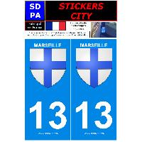 Adhesifs & Stickers 2 autocollants City 13 version 2 Adhesifs & Stickers 2 autocollants City 13 version 2