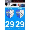 Adhesifs & Stickers 2 autocollants City 29 version 2