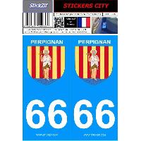 Adhesifs & Stickers 2 autocollants City 66 Adhesifs & Stickers 2 autocollants City 66