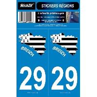 Adhesifs & Stickers 2 Autocollants Departement 29 Carte Bretagne SR29-2 Adhesifs & Stickers 2 Autocollants Departement 29 Carte Bretagne SR29-2