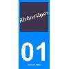 Adhesifs & Stickers 2 autocollants Region Departement 01