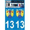 Adhesifs & Stickers 2 autocollants Region Departement 13 -version 2