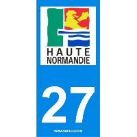 Adhesifs & Stickers 2 autocollants Region Departement 27 Adhesifs & Stickers 2 autocollants Region Departement 27