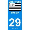 Adhesifs & Stickers 2 autocollants Region Departement 29