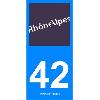 Adhesifs & Stickers 2 autocollants Region Departement 42