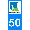 Adhesifs & Stickers 2 autocollants Region Departement 50