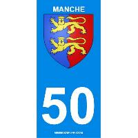 Adhesifs & Stickers 2 autocollants Region Departement 50 version 2 Adhesifs & Stickers 2 autocollants Region Departement 50 version 2