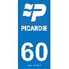 Adhesifs & Stickers 2 autocollants Region Departement 60