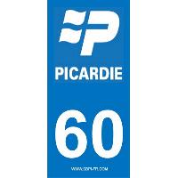 Adhesifs & Stickers 2 autocollants Region Departement 60 Adhesifs & Stickers 2 autocollants Region Departement 60