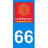 Adhesifs & Stickers 2 autocollants Region Departement 66