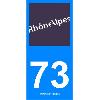 Adhesifs & Stickers 2 autocollants Region Departement 73