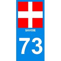 Adhesifs & Stickers 2 autocollants Region Departement 73 version 2 Adhesifs & Stickers 2 autocollants Region Departement 73 version 2