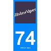 Adhesifs & Stickers 2 autocollants Region Departement 74