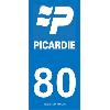 Adhesifs & Stickers 2 autocollants Region Departement 80