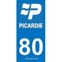 Adhesifs & Stickers 2 autocollants Region Departement 80 Adhesifs & Stickers 2 autocollants Region Departement 80