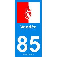 Adhesifs & Stickers 2 autocollants Region Departement 85 version 2 Adhesifs & Stickers 2 autocollants Region Departement 85 version 2